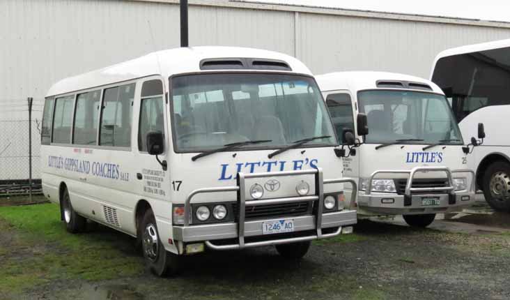 Littles Gippsland Coaches Toyota Coasters 17 & 25